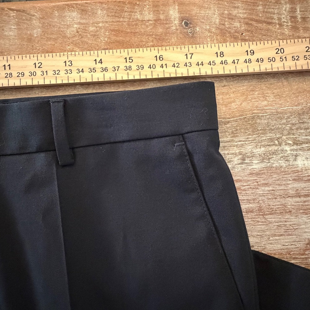 Hugo Boss H-Genius-MM-224 Black Slim Fit Virgin Wool Dress Pants Mens 34R IT 50 - Picture 14 of 16